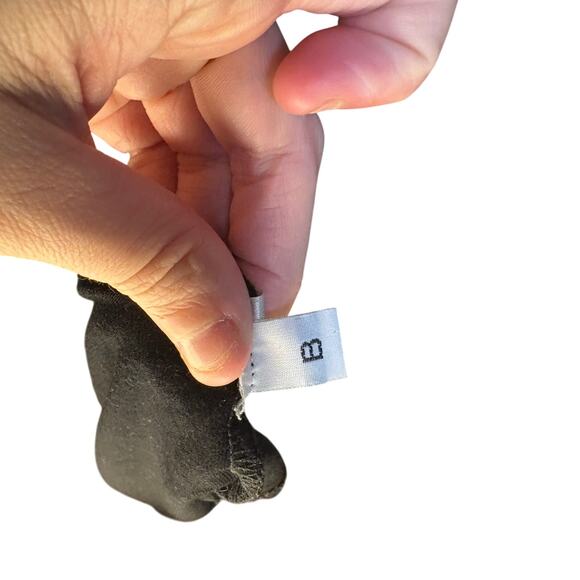 Eileen Fisher Black Turtleneck Long Sleeve Jersey Knit High Low Hem Oversized - Picture 5 of 6